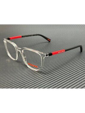 New Prada Linea Rossa Men Transparent Eyeglasses 50-19-145